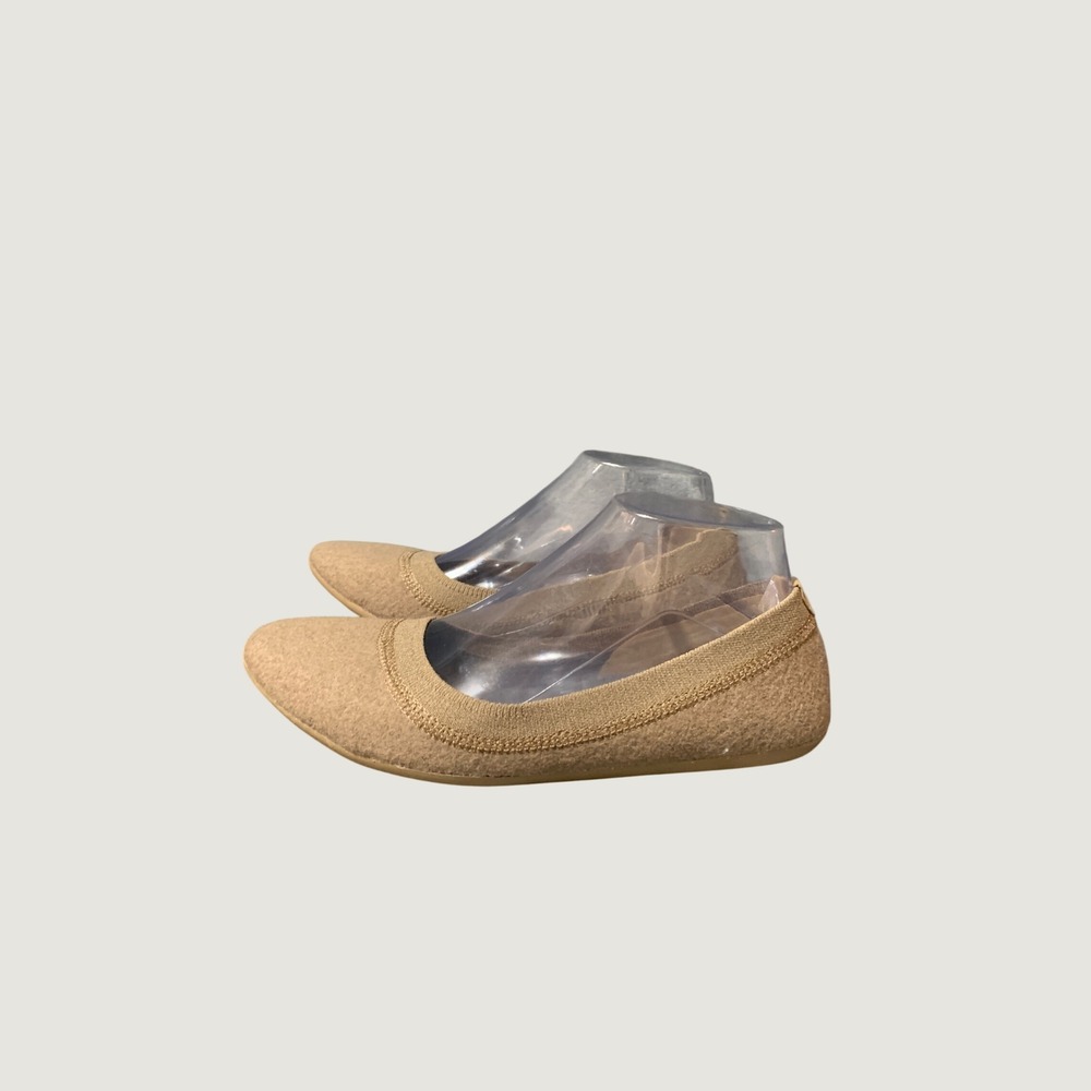 Allbirds Flat Womens 8.5 Wool Lounger Hazy Beige Sustainable EUC